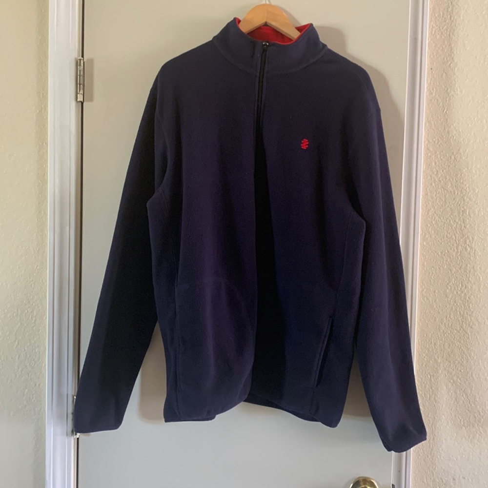 Izod Men’s Fleece Full Zip Sweater